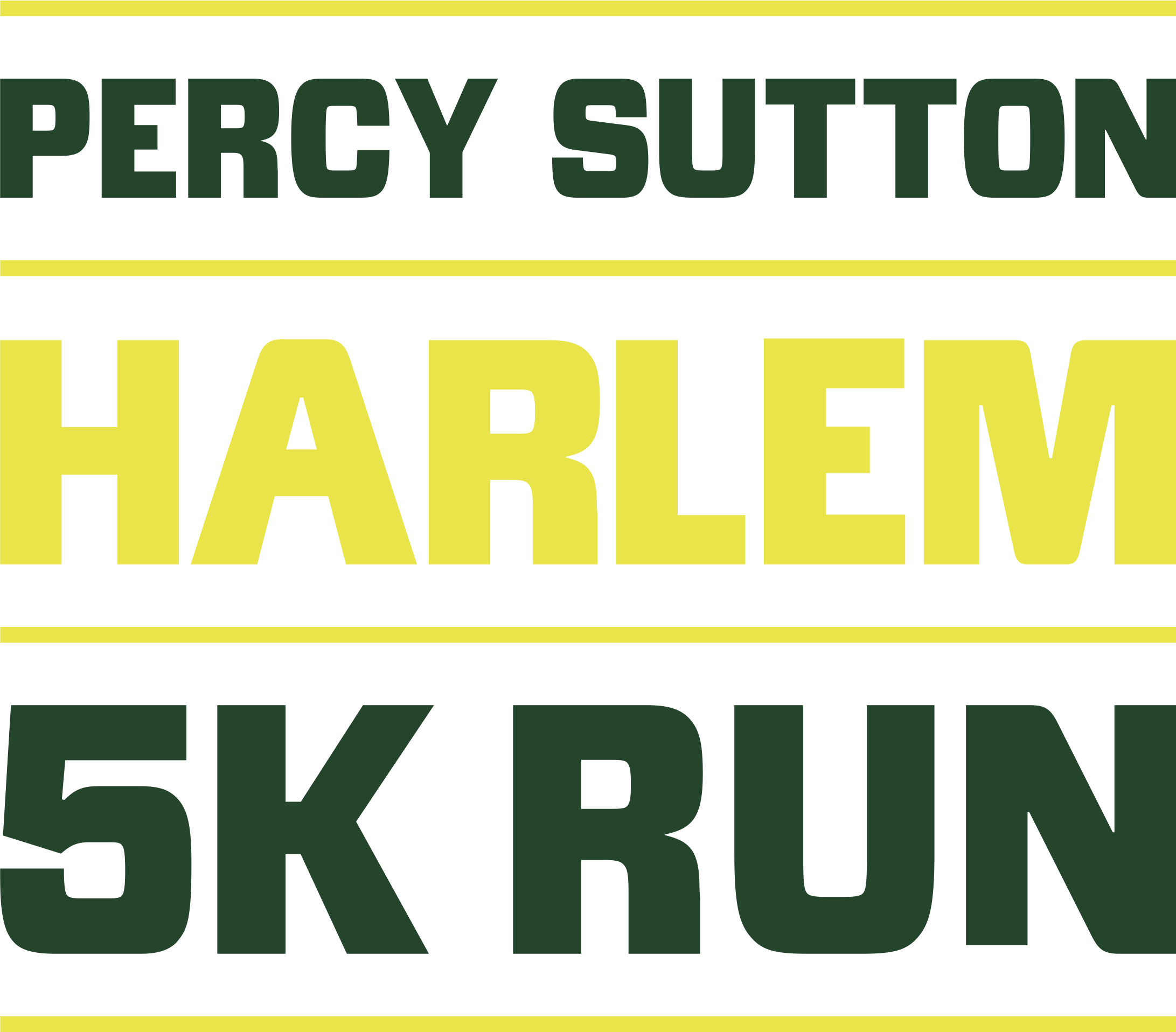2024 Percy Sutton Harlem 5K Logo